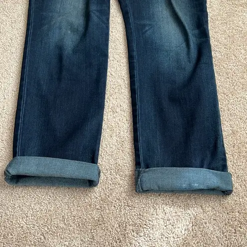 INC  Denim  Regular Fit Boyfriend High Rise Dark Blue Jeans  Size 10