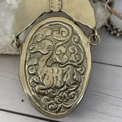 Amethyst Druzy Necklace with unique handcrafted carvings on a 4 mm 20” chain