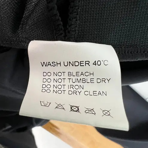 Womens Cropped Black Zip Up Top Small Coquette Chic Emo Punk Gorpcore Minimalist