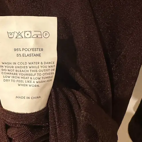 Peppermayo NWT Ring My Bell Mini Dress - Choc Brown Size 10