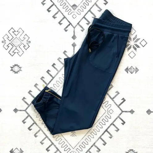 Zyia Active Navy Blue Everywhere Zipper Joggers