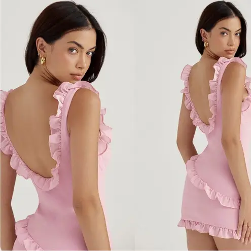 House Of CB  'Tania' Pink Quartz Ruffle Mini Dress NWT‎ - Image 7