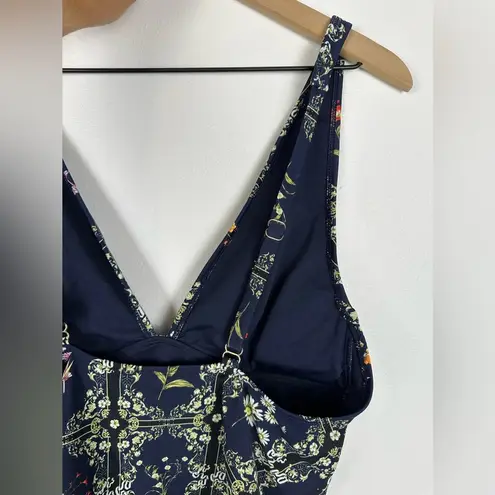 Agua Bendita x Target Dainty Floral Tile Print Cheeky One Piece Swimsuit Sz L