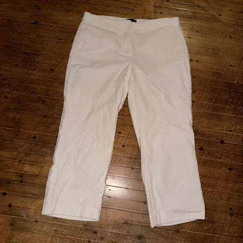 J Crew tan flat front business casual 12 preppy slacks