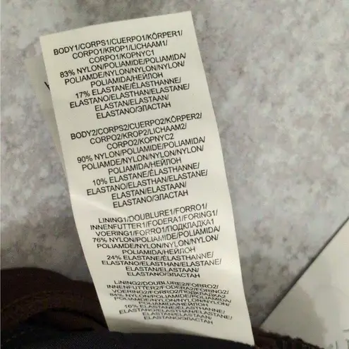 La Blanca Java (Brown) Island Goddess Underwire Twist Front Bra Top Size 8 New