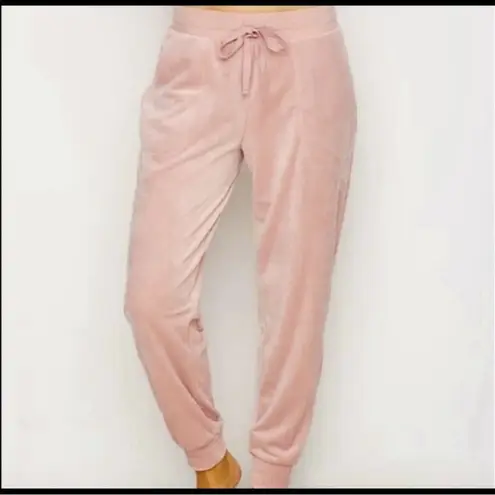 House of Harlow 1960 Nicole Richie Pink Velour Sweatpants Joggers XS Y2K
