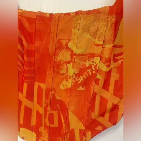 Edikted ALIN CORSET TOP burnt orange