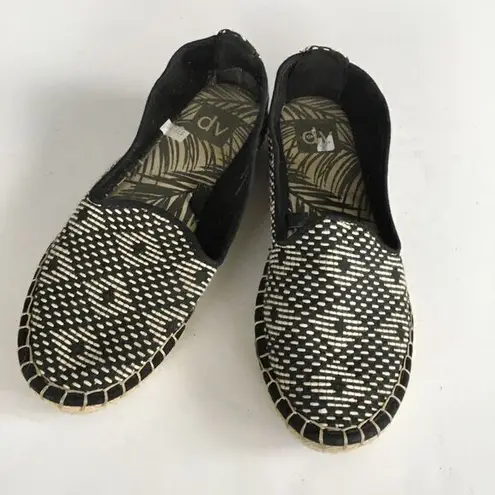 DV Dolce vita espadrille flats Shoes Slip On Womens Size 7.5 Black