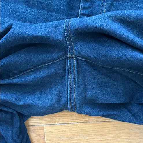 Liverpool The Crop Dark Wash Pull On Jeans