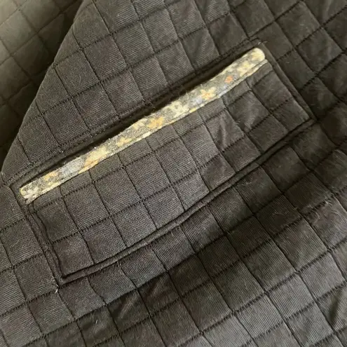 ✨Orange Farm Charcoal Blue Quilt Sz Medium Jacket With Pockets✨ Gray