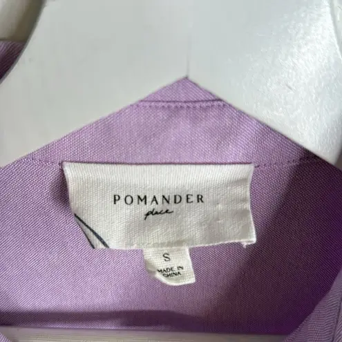 Tuckernuck Pomander Place Lavender Oxford Harris Shirt Dress W1829 Sz S Purple