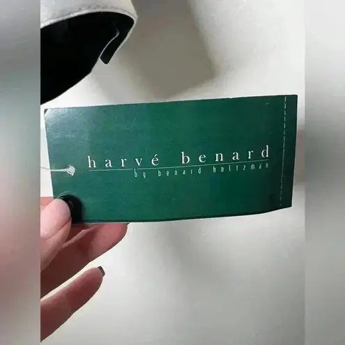 Harvé Benard New With Tags Harve Benard Jacket Blazer Black White Ribbon Trim Women’s Size 12