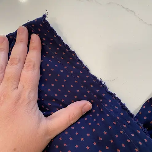 Denim & Supply Ralph Lauren Navy and Red Star Pattern Dress Blue