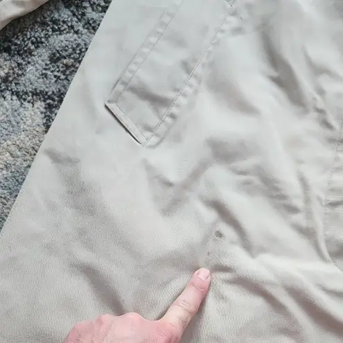 Vintage Clipper Mist Trench Coat Khaki 16 Tan