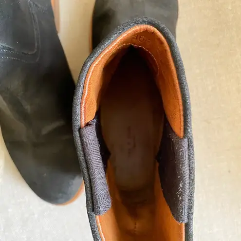 Rag and Bone  Italian   black oiled Leather boots  boho chic ,Sole in Tan size 36.5 - Image 6