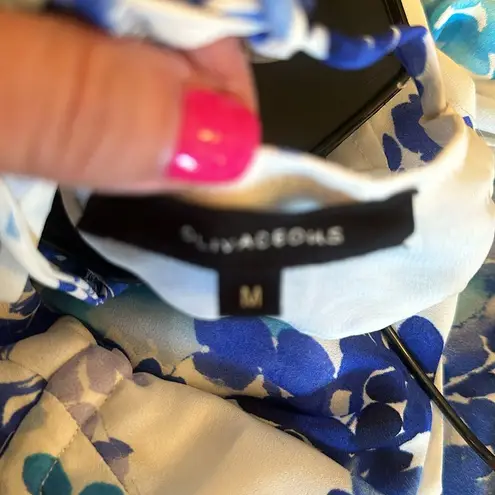 Olivaceous M elastic tie waist high slit lots of fabric halter tie thumbnail 5