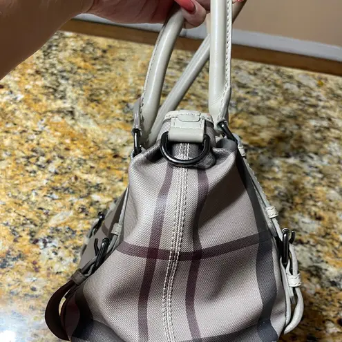 Burberry  Northfield Smoke Check Handbag