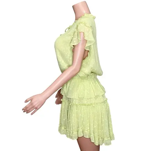 Sézane MISA LOS ANGELES Lilian Mini Drews, Honeydew Clip Dot, Large