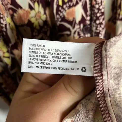 Ava & Viv NWT Plus size Target Floral Short Sleeve Dolman Dress