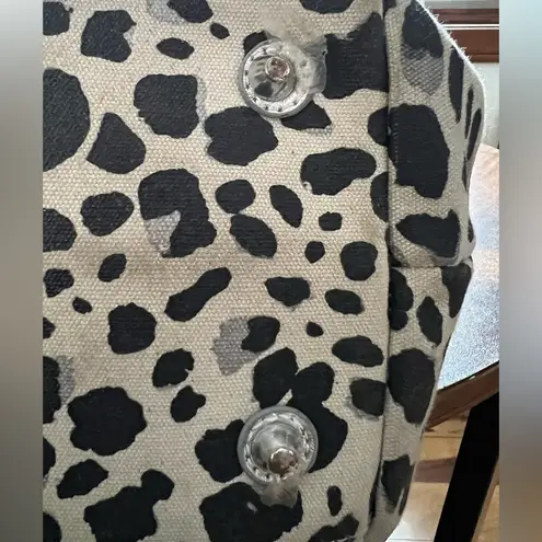 Isaac Mizrahi Live leopard print tote bag