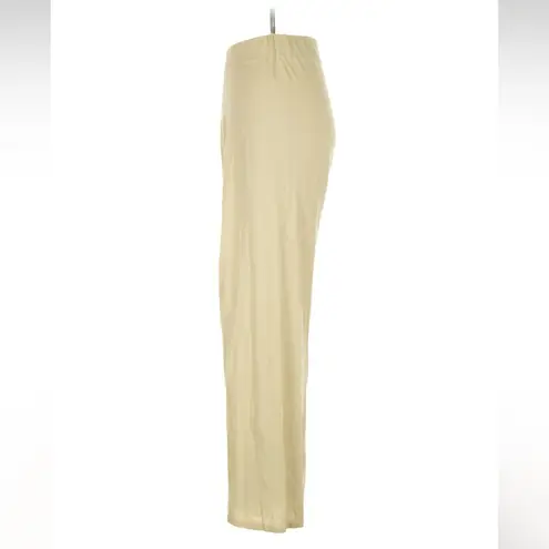 James Street Co Semi Sheer Gauze Pant Size Medium Cream