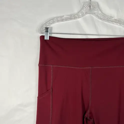 American Eagle Maroon Red The Everything Pocket Legging Athletic Pants XL Reg