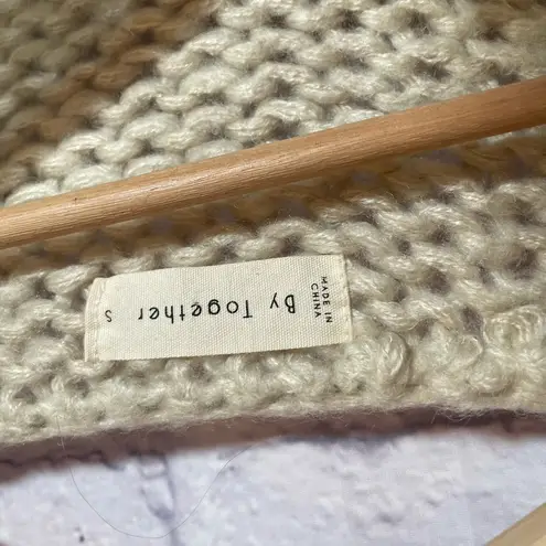 By Together  knit stripedsoft sweater oversized size‎ small boho colors - Image 6