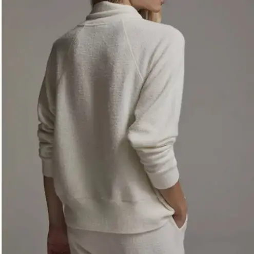 Varley Maceo Textured Sweat * Ivory Large