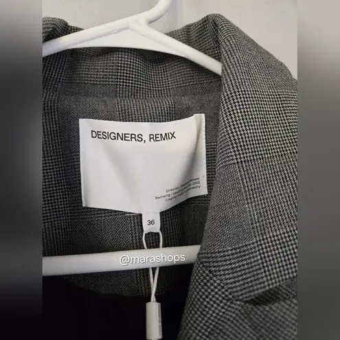 Designers Remix Radley Double Lapel Blazer Jacket Black Size undefined