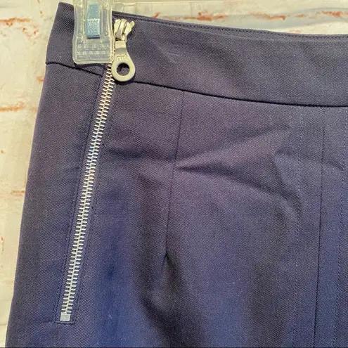 L.A.M.B. 100% wool high waisted skirt sz 2 navy