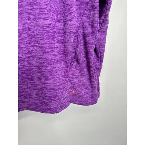 LUKKA LUX Sweater Womens Purple Thumbholes Medium Athletic Running Cycling Overs