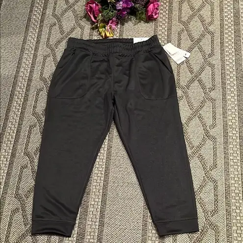 Beverly Hills Polo Club Black Capris Pants Size Large