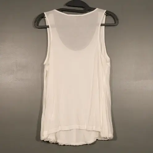 Halston Heritage NWT X Revolve Drapey Rolled Hem Tank in Ivory