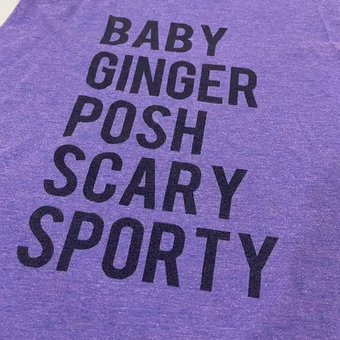 American Apparel Spice Girls M  Racerback Tank Purple Band Concert Fan Shirt