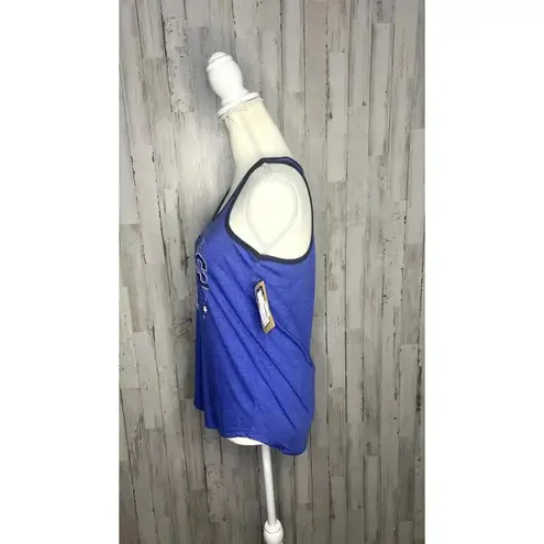 Rivalry Threads NWT Hampton University Pirates Women's Medium Blue Racerback Tank Top Sleeveless - Image 4