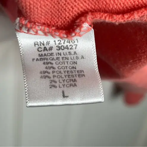 Wildfox  Sz L Wake Me At Sunrise Coral Sweatshirt