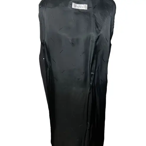 Max Mara Madame 2000’s Wool & Cashmere Long Trench Coat US 4