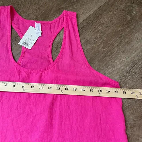 Stars Above NWT Pink Sleeveless Crop Top Racerback Tank Boxy ~ Size L