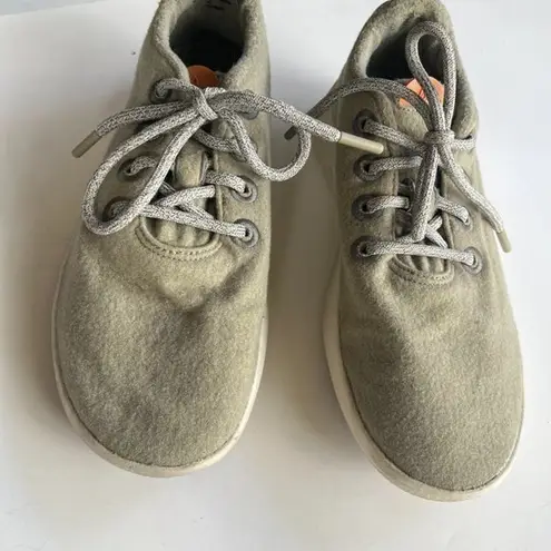 Allbirds Mizzle WR Wool Runner Sneakers Women's Size 9 Tan Merino Washable Shoe