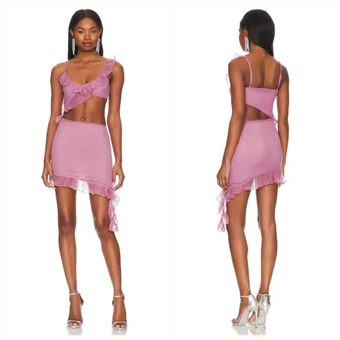 MORE TO COME Payton Ruffle Dress in Pink