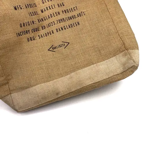 APOLIS Market Bag "Detroit Michigan USA" Natural Tan