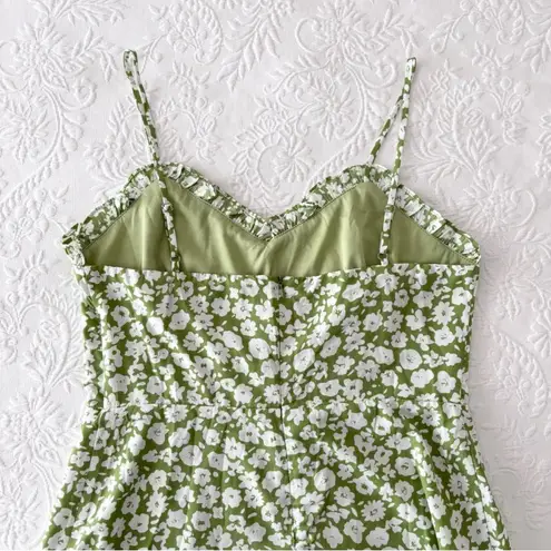 Timeless Touch Green Floral Print A