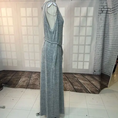 Gap  Grey knit casual Sleeveless tie waist Jumpsuit Size XXL