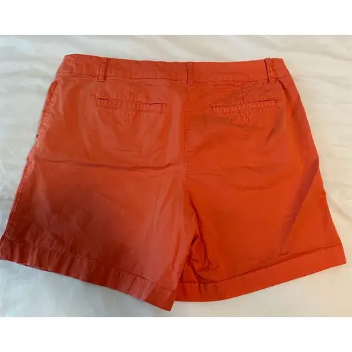 Katherine Barclay Women's Orange Casual Shorts Size 6 Summer