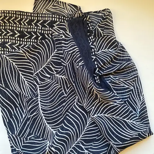 MiracleSuit ‘Lush Life’ midnight floral print swim beach cover-up caftan