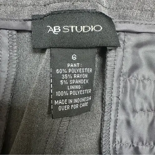 AB Studio NWT Women’s Gray Dress Pants by , Size 6 (Long)