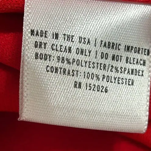 Camilyn Beth The Go Go Dress II Red Sz 0 Extra Small Preppy Old Money Academia