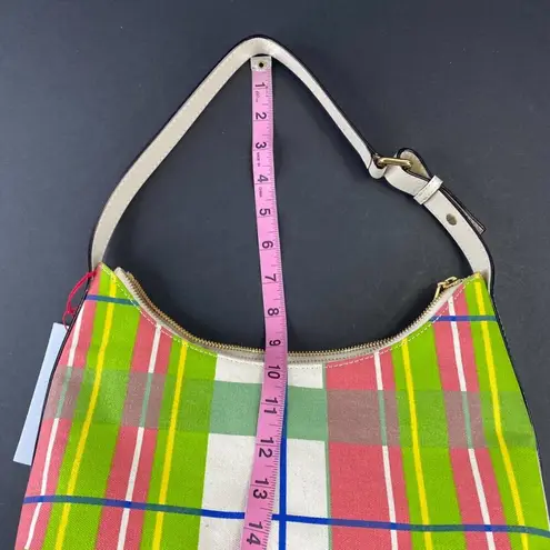 Bermuda Frances Valentine Laura  Plaid Hobo Bag