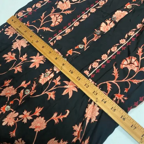 Plenty By Tracy Reese women's floral button down cold shoulder dress size M