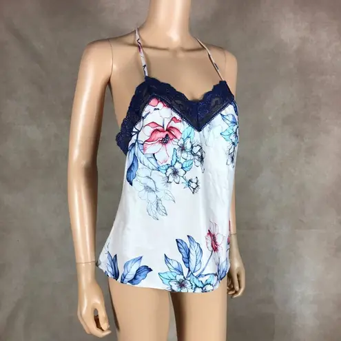 Linea Donatella Satin Floral Cami NWT Medium